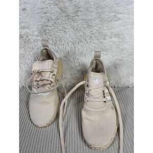 Adidas NMD_R1 V2 Shoes Womens Size 8 Cream White Boost Parley Running Sneakers